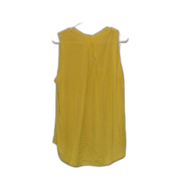 ANTHROPOLOGIE Cloth & Stone Yellow Blouse Women size Large - Picture 2 of 8